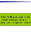 Chuyên đề môn Quản trị học Làm thế nào doanh nghiệp giữ chân nhân viên giỏi ?