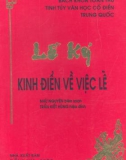 Kinh điển về việc lễ - Lễ ký: Phần 1