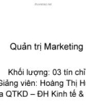 Bài giảng Quản trị marketing (full)