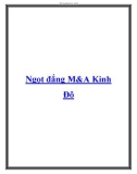 Ngọt đắng M&A Kinh Đô