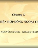 Chương 4: THỰC HIỆN HỢP ĐỒNG NGOẠI THƯƠNG