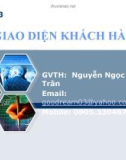 Giao diện khách hàng