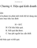 Bài giảng Quản trị kinh doanh: Chương 4 - TS. Ngô Thị Việt Nga