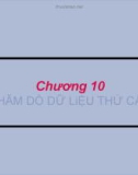 Chương 10 - THĂM DÒ DỮ LIỆU THỨ CẤP ( PP NGHIÊN CỨU KHOA HỌC )