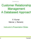 Customer Relationship Management - A Databased Approach