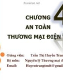 Bài giảng Thương mại điện tử căn bản: Chương 4 - Trần Thị Huyền Trang