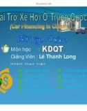 Tài trợ xe hơi Trung Quốc