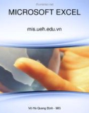 Bài giảng Microsoft excel - Võ Hà Quang Định