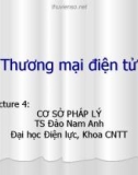 Bài giảng Thương mại điện tử: Lecture 4 - TS. Đào Nam Anh