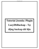 Tutorial Joomla: Plugin LazyDbBackup - Tự động backup dữ liệu