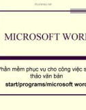 Bài giảng Microsoft word ( 61 slide)