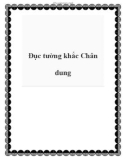 Đục tường khắc Chân dung