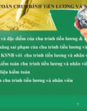 Chương 7: KiỂM TOÁN CHU TRÌNH TiỀN LƯƠNG VÀ NHÂN VIÊN