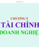 Bài giảng Lý thuyết tài chính tiền tệ: Chương 9 - Phạm Đặng Huấn