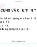 CUNG VÀ CẦU TIỀN TỆ