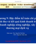 Bài giảng Kế toán tài chính: Chương 9 - Học viện Tài chính