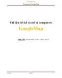 Tài liệu liệt kê và mô tả component GoogleMap