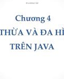 Bài giảng Lập trình hướng đối tượng: Chương 4 - Châu Thị Bảo Hà