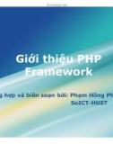 Giới thiệu PHP Framework