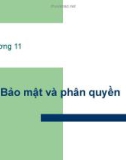 Bài giảng SQL Server 2008: Chương 11 - Trần Thị Kim Chi