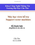 Bài giảng Khai mở dữ liệu: Máy học véctơ hỗ trợ (Support vector machines)