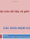 Bài giảng Cấu trúc dữ liệu và giải thuật - Chương 1: Các khái niệm cơ bản