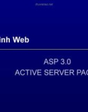 Lập trình web - ASP 3.0 ACTIVE SERVER PAGES