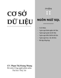 Giáo trình Cơ sở dữ liệu: Phần 2 - Phạm Thị Hoàng Nhung