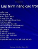 C Sharp và kiến trúc .NET. C Sharp cơ bản- P2