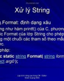 C Sharp và kiến trúc .NET. C Sharp cơ bản- P17