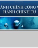 Bài giảng Hành chính công và hành chính tư