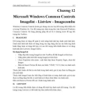 GIÁO TRÌNH MICOSOFT VISUAL BASIC - Chương 12 Microsoft Windows Common Controls Imagelist - Listview - Imagecombo