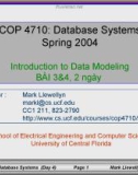 Database Systems - Part 3 & 4