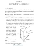 CHƯƠNG VII KHỬ ĐƯỜNG VÀ MẶT KHUẤT