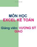 Bài giảng Excel kế toán