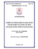 Tóm tắt Luận án Tiến sĩ Y học: Nghiên cứu tính đa hình của một số gen liên quan đến gãy xương cột sống do loãng xương ở phụ nữ sau mãn kinh