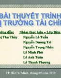 Thuyết trình Thị trường tài chính: Quyền mua cổ phần và chứng quyền - Rights warrants