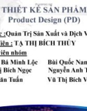 Thuyết trình: Thiết kế sản phẩm