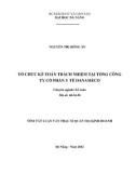 Tóm tắt luận văn thạc sĩ: Tổ chức kế toán trách nhiệm tại tổng công ty cổ phần y tế Danameco