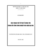 Tóm tắt Khóa luận tốt nghiệp khoa Văn hóa học: Việc phụng thờ Tứ pháp ở Văn Lâm Hưng Yên trong bối cảnh công nghiệp hóa - hiện đại hóa