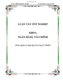 Luận văn: Quản Lý Ngân Quỹ Tại Công TY TBGDI