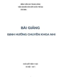 Bài giảng Định hướng chuyên khoa nhi