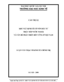 Luận văn Thạc sĩ Kinh tế chính trị: Khu vực kinh tế có vốn đầu tư trực tiếp nước ngoài và vấn đề phát triển bền vững ở Việt Nam