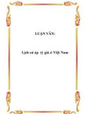 LUẬN VĂN: Lịch sử áp tỷ giá ở Việt Nam