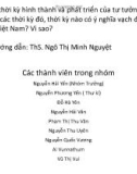 Thuyết trình nhóm: Tư tưởng Hồ Chí Minh