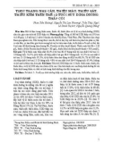 Thực trạng nhẹ cân, thiếu máu, thiếu sắt, thiếu kẽm trên trẻ 1-3 tuổi suy dinh dưỡng thấp còi