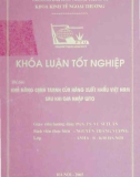 Khóa luận tốt nghiệp: Khả năng cạnh tranh của hàng xuất khẩu Việt Nam sau khi nhập WTO