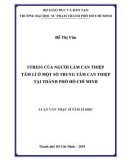 Luận văn Thạc sĩ Tâm lí học: Stress của người làm can thiệp tâm lí ở một số trung tâm can thiệp tại thành phố Hồ Chí Minh