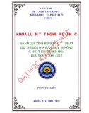 Khóa luận tốt nghiệp: Đánh giá tình hình đầu tư phát triển trên địa bàn huyện Nông Cống tỉnh Thanh hóa giai đoạn 2009-2012