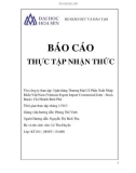 Báo cáo thực tập nhận thức: Ngân hàng Thương Mại Cổ Phần Xuất Nhập Khẩu Việt Nam